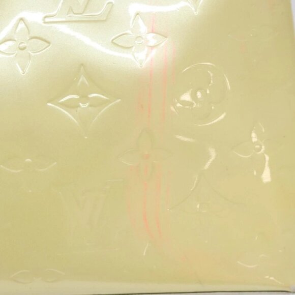 LOUIS VUITTON Monogram Vernis Reade PM Hand Bag Perle LV Auth - Picture 13 of 16